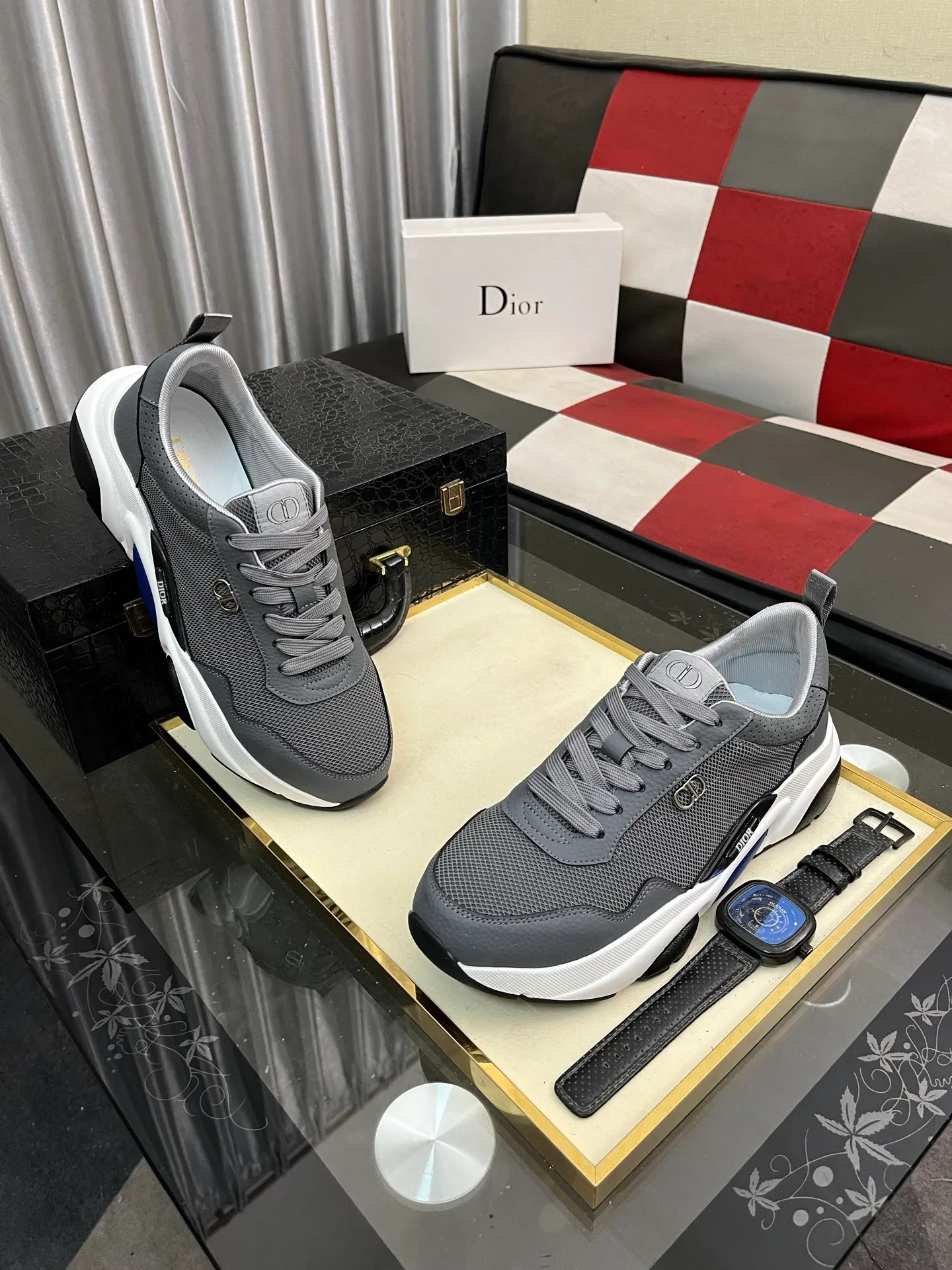 Men's Men's Shoes 💰458⌚️⌚️《DIOR*》The latest hot-selling casual shoes, top brand [seduce] luxury~purchase, top~quality. [Strong] The upper is made of imported breathable cowhide material ➕ breathable sheepskin feet (•) with fine workmanship. Original personalized fashionable soft rubber wear-resistant outsole, size: 38-444️⃣colors available